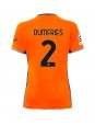 Inter Milan Denzel Dumfries #2 Ausweichtrikot für Frauen 2023-24 Kurzarm